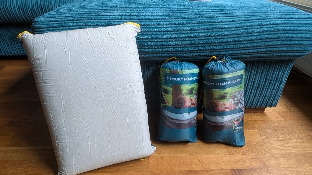 3 x memory foam pillow - Oprolbaar kussen, Overige kleuren, Afneembare hoes, Ophalen of Verzenden, Zo goed als nieuw