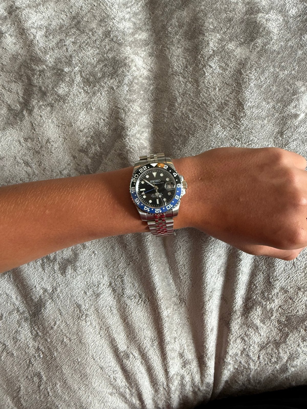 Seiko Oyster Perpetual Date GMT Master Automatisch, Antiek en Kunst, Ophalen of Verzenden