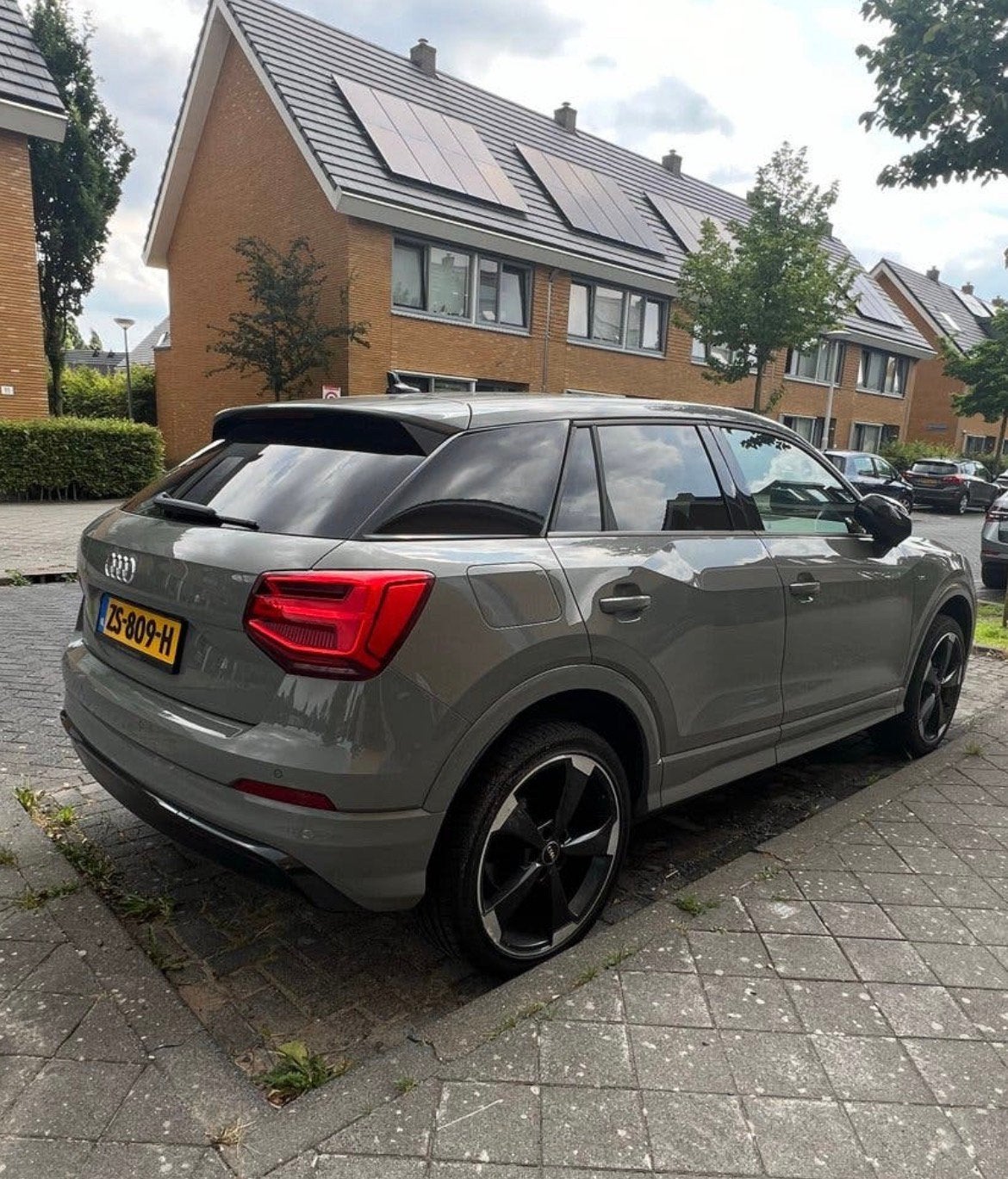 Audi Q2 35 Tfsi 150pk S Tronic 2019 Grijs, 1498 cc, 4 cilinders, 1500 kg, 57 €/maand
