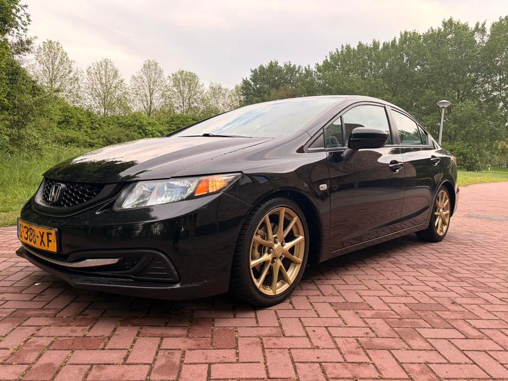 Honda 2014 Zwart automaat 1.8 VTEC USA, Euro 5, Stof, Zwart, 1799 cc