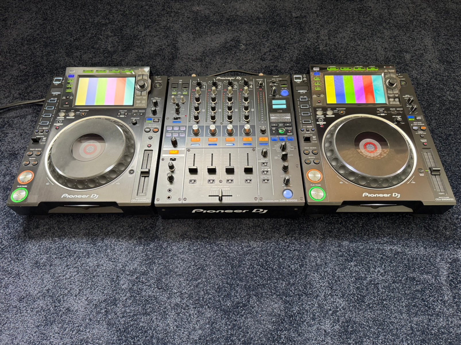 Pioneer Nexus 2 DJ Set 2X CDJ2000 CDJ 2000 1X DJM 900 +CASES, Ophalen, Zo goed als nieuw, Dj-set, Pioneer