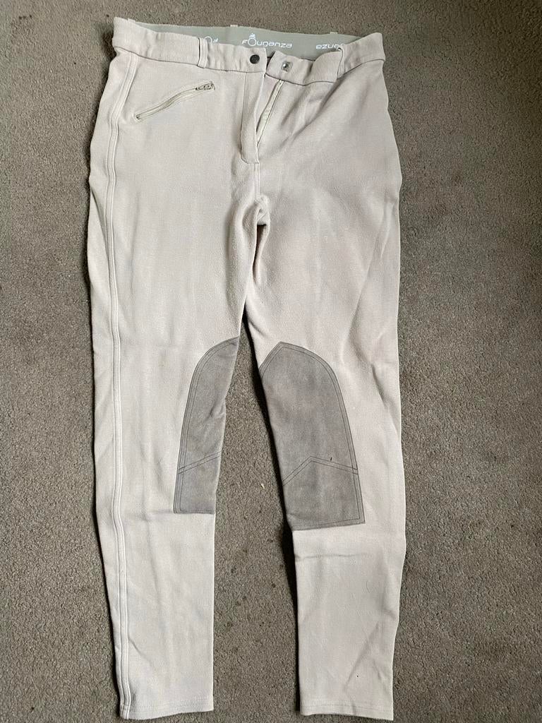 Rijbroek paardrijbroek Decathlon 44 42, Dieren en Toebehoren, Paardrijkleding, Ophalen of Verzenden, Dressuur, Bovenkleding