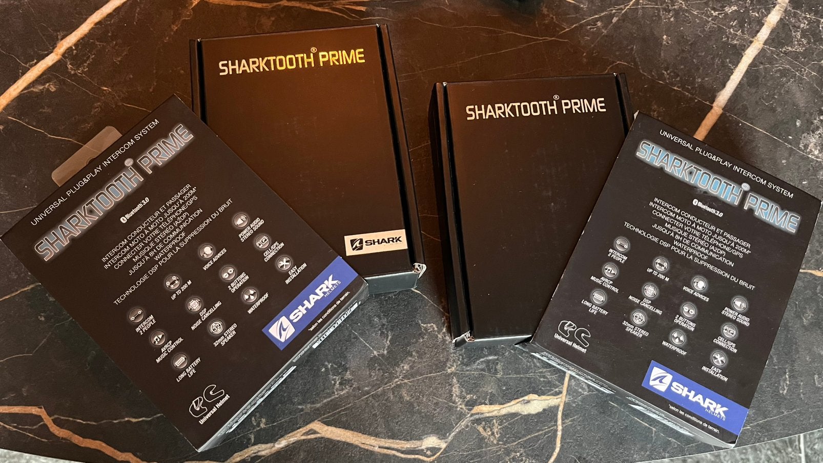 SHARK SHARKTOOTH PRIME BT communicatieset, Motoren, Ophalen of Verzenden, Gebruikt