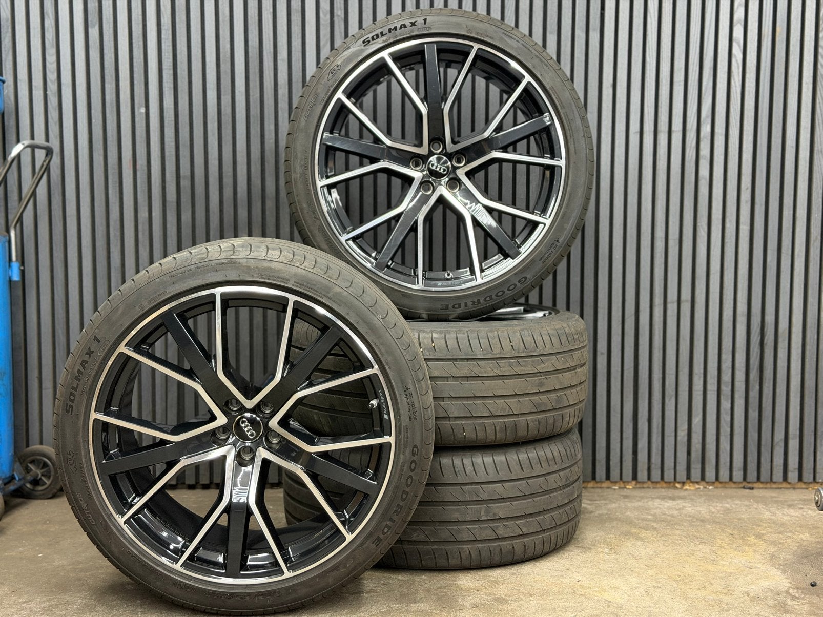 22 inch originele Audi Q7 Q8 Etron 6mm zomer €2250,-, Auto-onderdelen, Banden en Velgen, Ophalen, Zomerbanden, Banden en Velgen