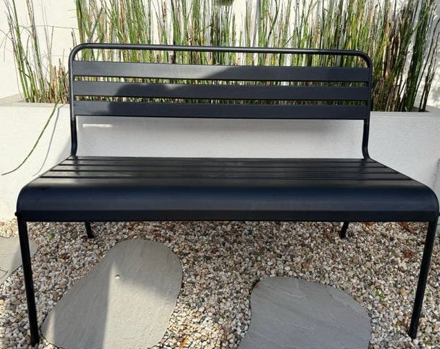 Tuin bankje, Tuin en Terras, Tuinbanken, Ophalen, Gebruikt, Aluminium