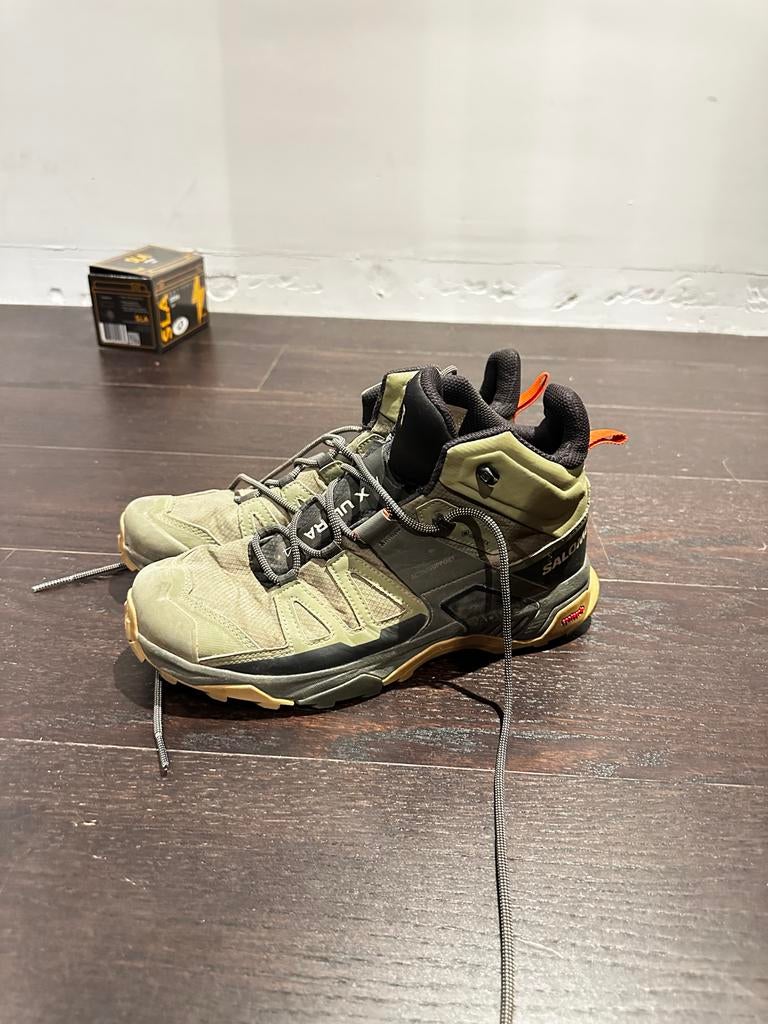 Salomon X Ultra 4 Mid Wide GT 9.5 / eu 44 wandelschoenen, Ophalen of Verzenden, Gebruikt, Schoenen