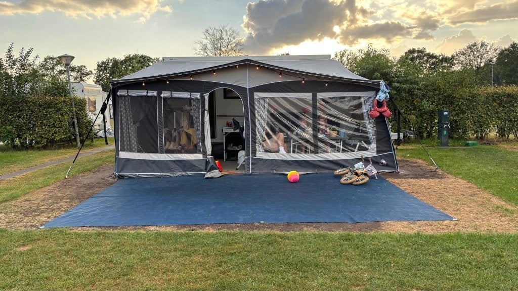 Voortent Caravan Dorema Multi Nova 240, Caravans en Kamperen, Voortenten en Luifels, Ophalen, Nieuw, Dorema