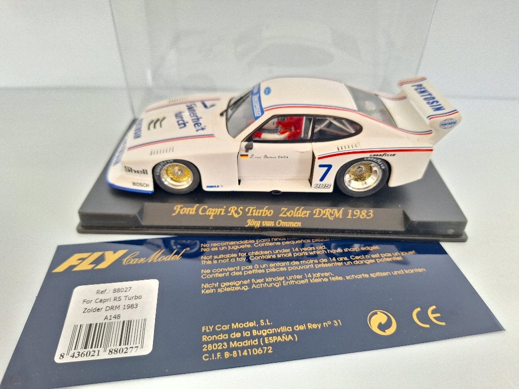 Fly Ford Capri RS Turbo Zolder DRM 88027 A148 Jorg Van Ommen, Kinderen en Baby's, Speelgoed | Racebanen, Overige merken, Racebaan