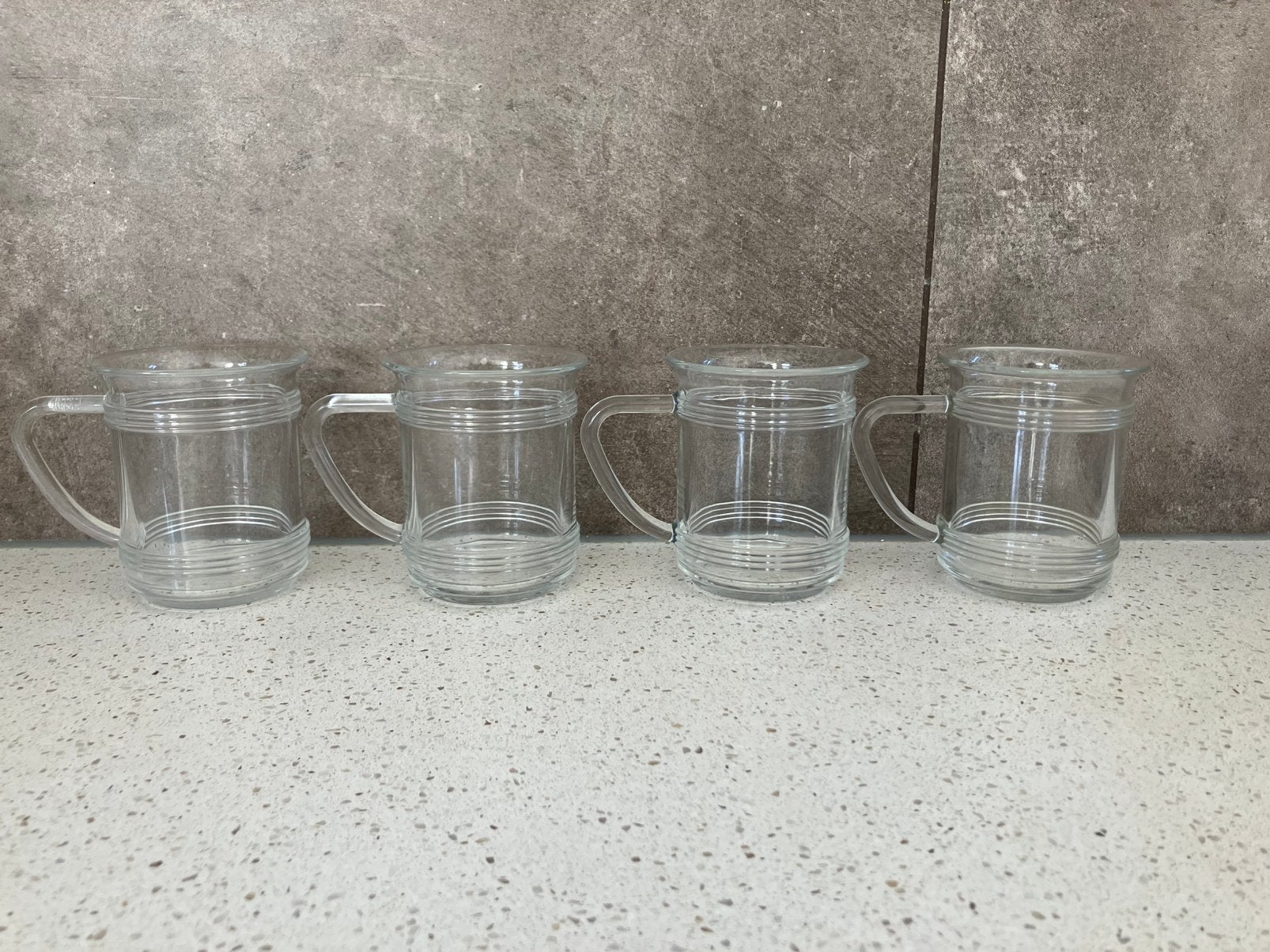 4x Jan des Bouvrie theeglazen - Pickwick, Glas of Glazen, Overige merken, Ophalen of Verzenden, Overige stijlen