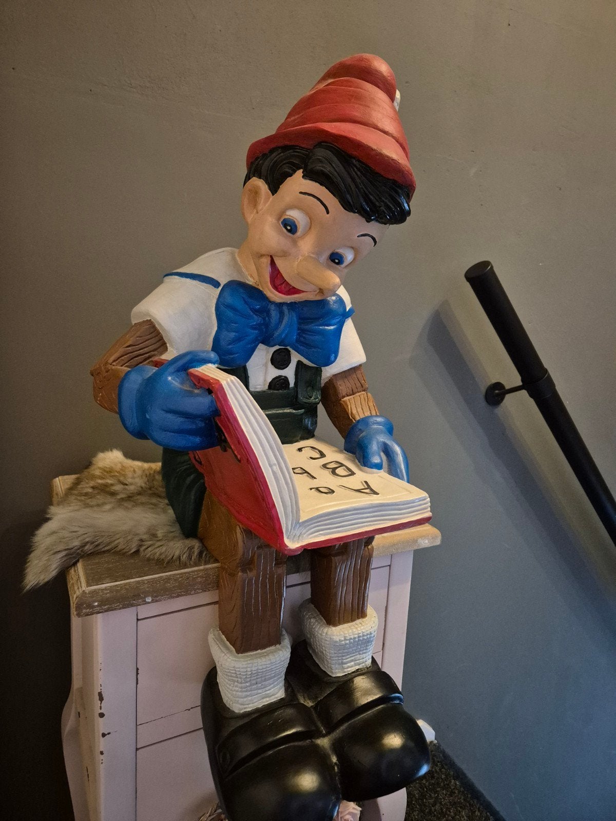 grote pinokkio, Ophalen, Peter Pan of Pinokkio, Gebruikt, Beeldje of Figuurtje