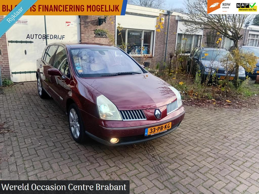 Renault Vel Satis 2.0 16V Turbo Privilége apk 04 2027 nieuw, Auto's, 1998 cc, Gebruikt, 4 cilinders, 163 pk