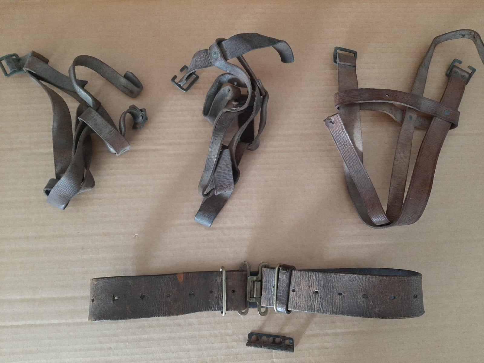 Engelse koppelriem en veldfles houders Eerte Wereldoorlog, Ophalen of Verzenden, Landmacht, Engeland, Overige typen