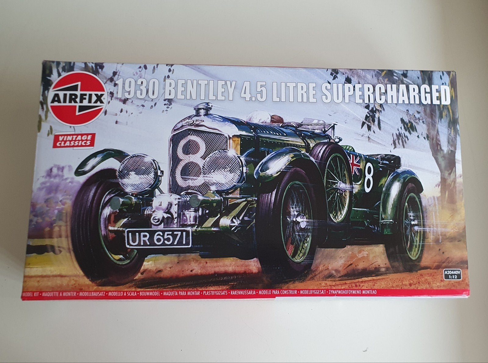 Airfix Bentley 4.5L Supercharged 1930 Bouwdoos Nieuw, Ophalen of Verzenden, Nieuw, Auto, Overige merken