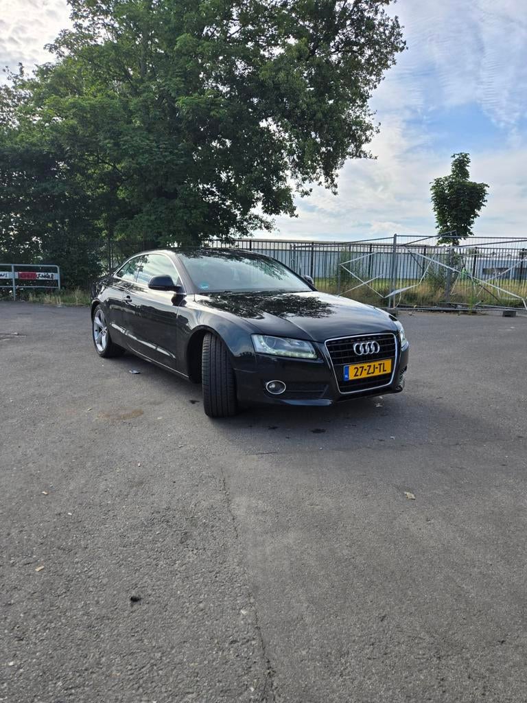 Audi A5 V6, Auto's, Audi, Zwart, 4 stoelen, Zwart, 93 €/maand