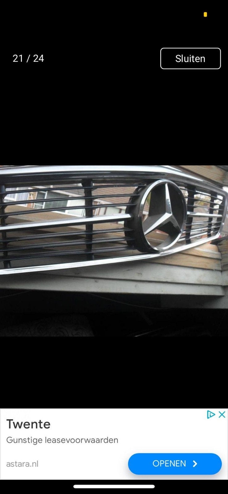 mercedes w107 sl gril zeer mooie complete, Ophalen of Verzenden, Mercedes-Benz, Bumper