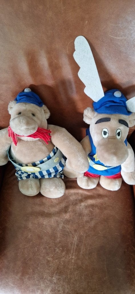 Asterix en Obelix poppen, Vintage en nooit mee gespeeld!, Verzamelen, Poppetjes en Figuurtjes, Ophalen of Verzenden, Zo goed als nieuw