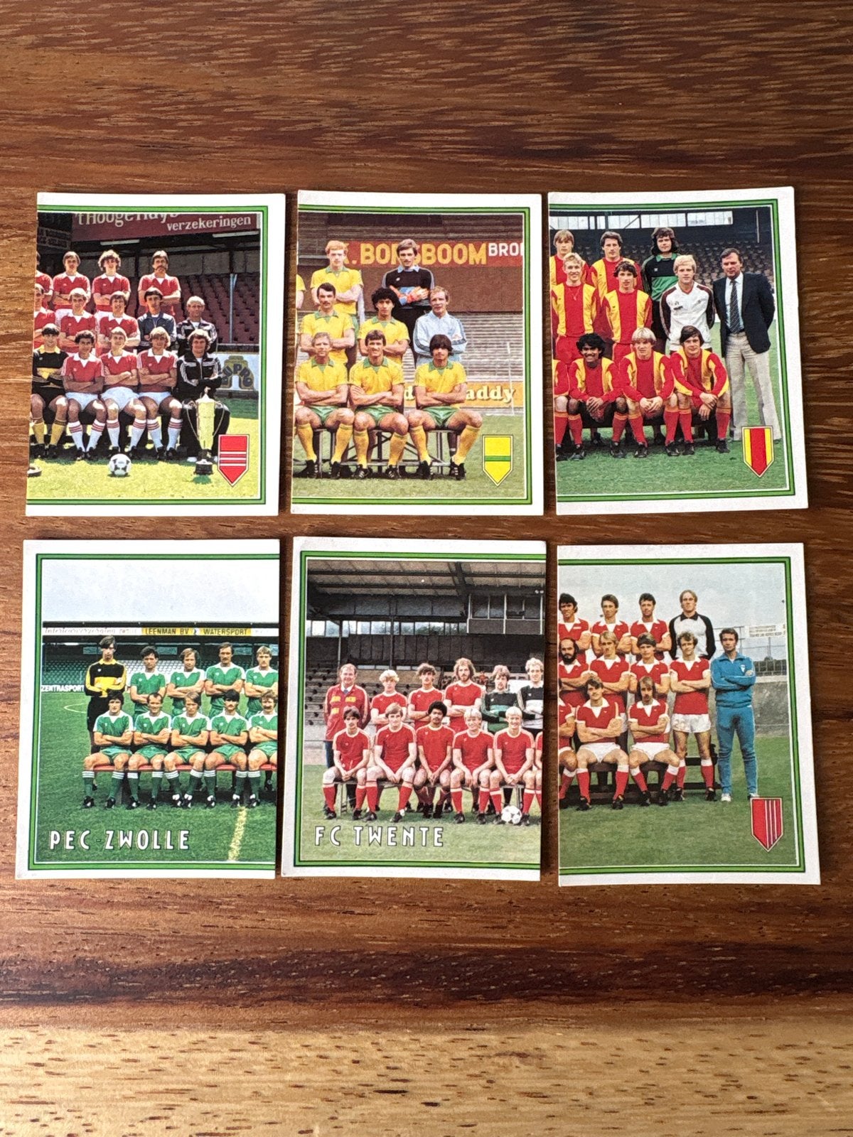 Panini Voetbal 1981 stickers - Teamfoto’s, Ophalen of Verzenden, Zo goed als nieuw, Stickers en Plaatjes