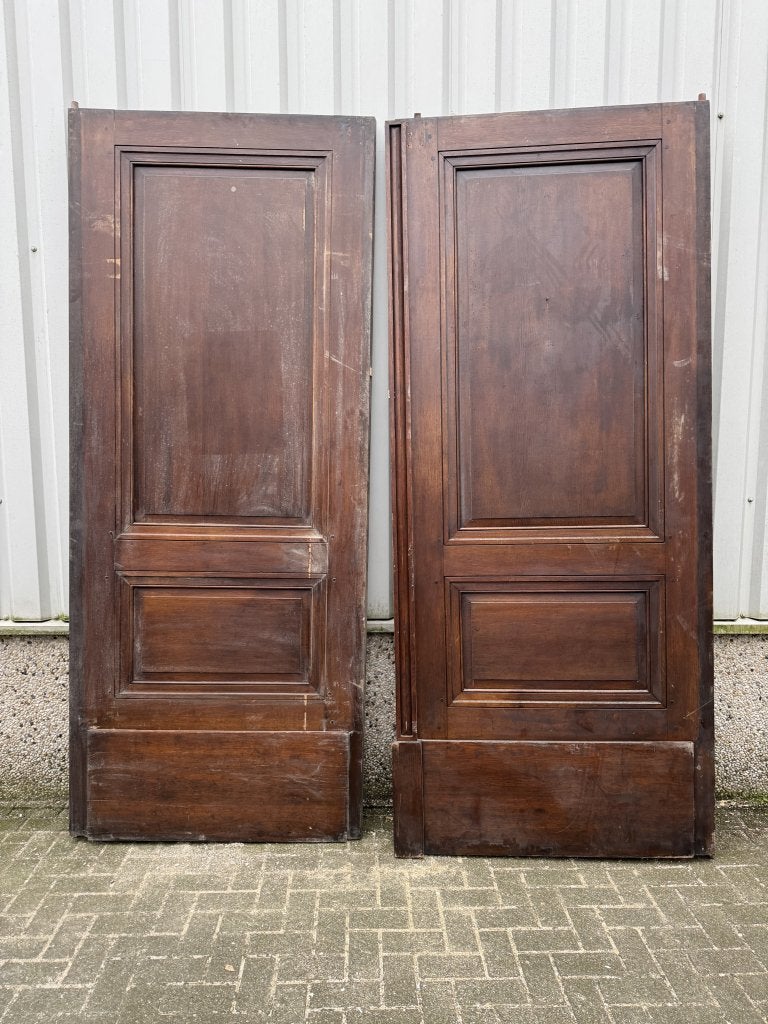 Prachtige antieke eiken garagedeuren 114 x278 per deur, La belle porte, Jurgen.hoogenboezem@gmail.com, Garagedeur, Zo goed als nieuw