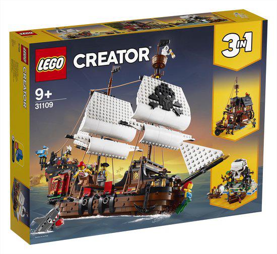 Lego 31109 creator piratenschip (NIEUW) in gesealde doos, Ophalen, Lego, Nieuw, Ongeopend/sealed