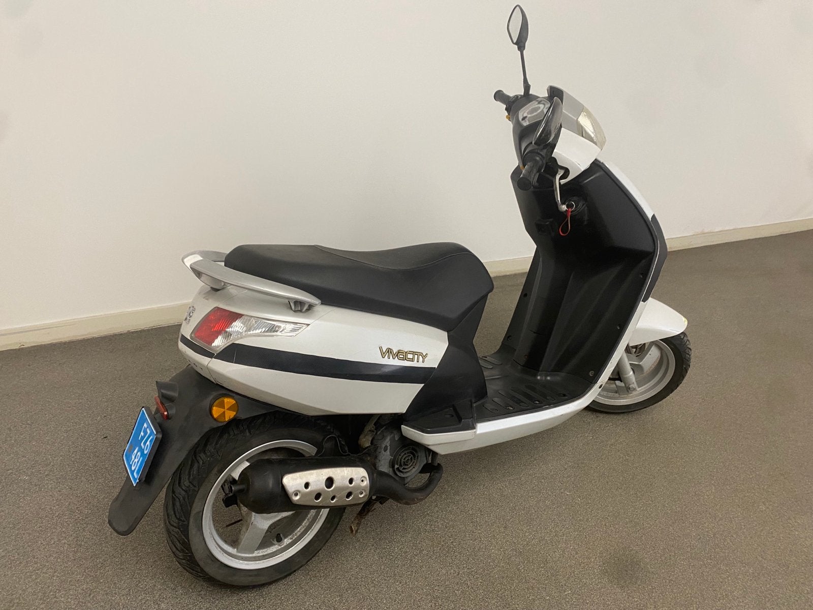 Peugeot Vivacity Scooter - Wit,, Ophalen, Gebruikt, Maximaal 45 km/u, Benzine