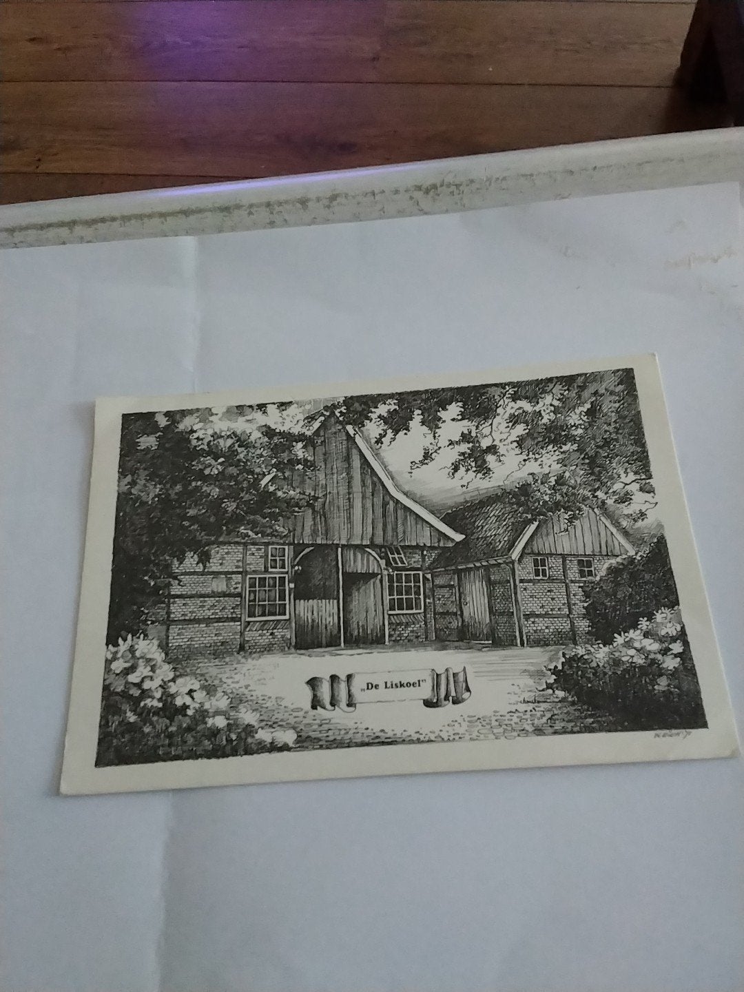 Oude Ansichtkaart "De Liskoel" te Vasse - Gelopen, Ophalen of Verzenden, 1960 tot 1980, Gelopen, Overijssel