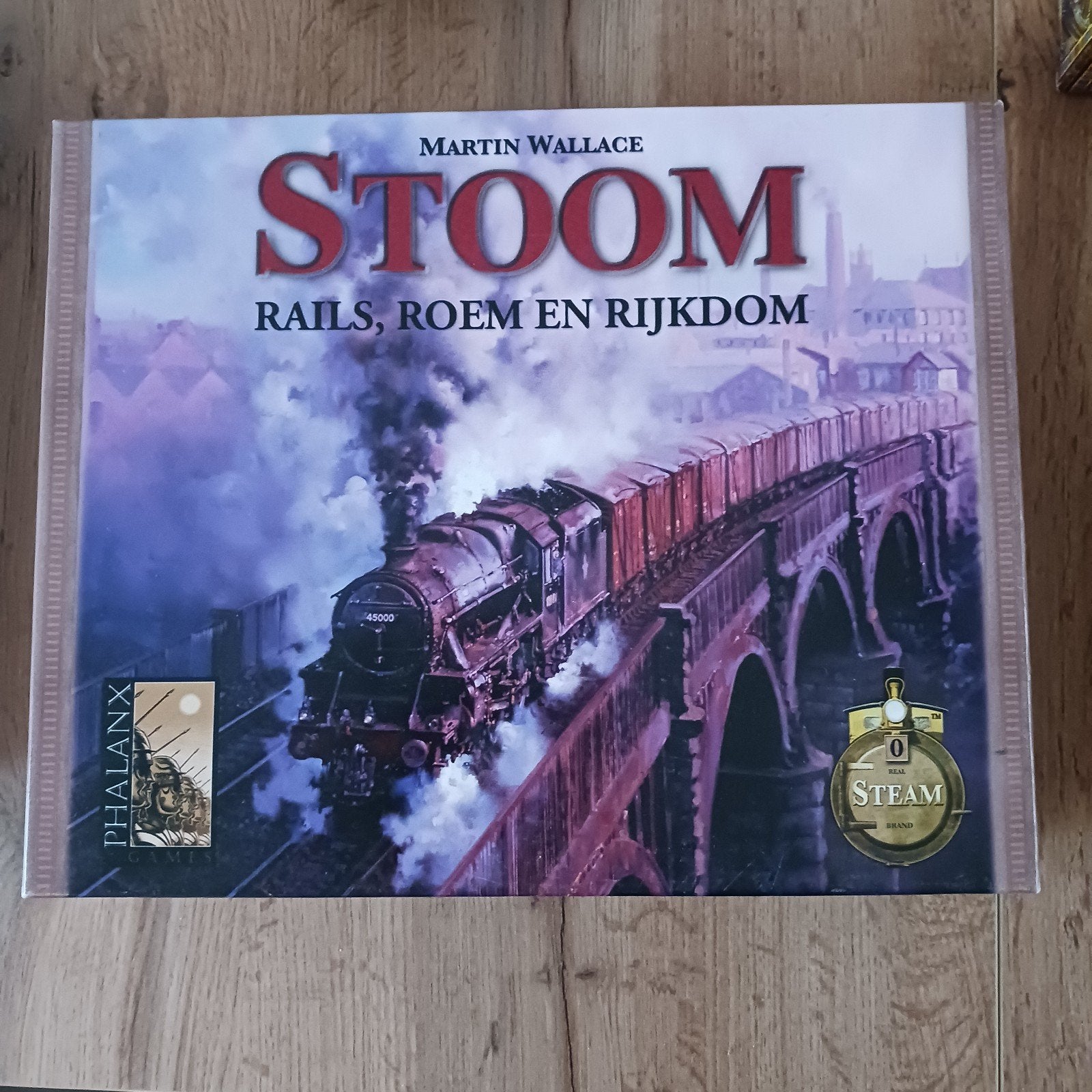 Nr 11) Stoom. Incl 7 uitbreidingen, Hobby en Vrije tijd, Gezelschapsspellen | Bordspellen, Vijf spelers of meer, Ophalen of Verzenden