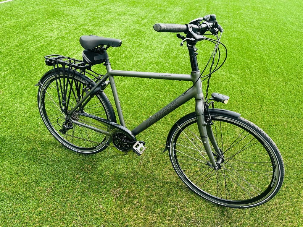 Jan Janssen trans alpine herenfiets toerfiets, 28 inch, Gebruikt, Velgrem, Niet ingevuld