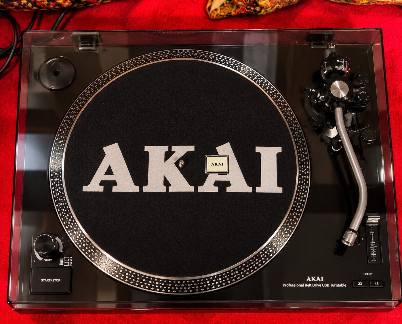 Akai ATT05U Platenspeler (USB & Belt Drive) – Inclusief Hand, Ophalen of Verzenden, Platenspeler, Akai, USB-aansluiting