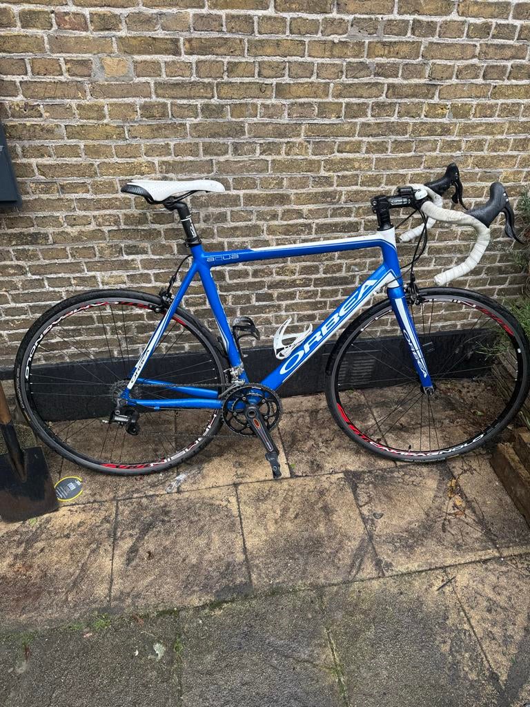 Orbea Aqua racefiets, blauw/wit, goede staat, 52, 28 inch, Gebruikt, Aluminium, Meer dan 20 versnellingen