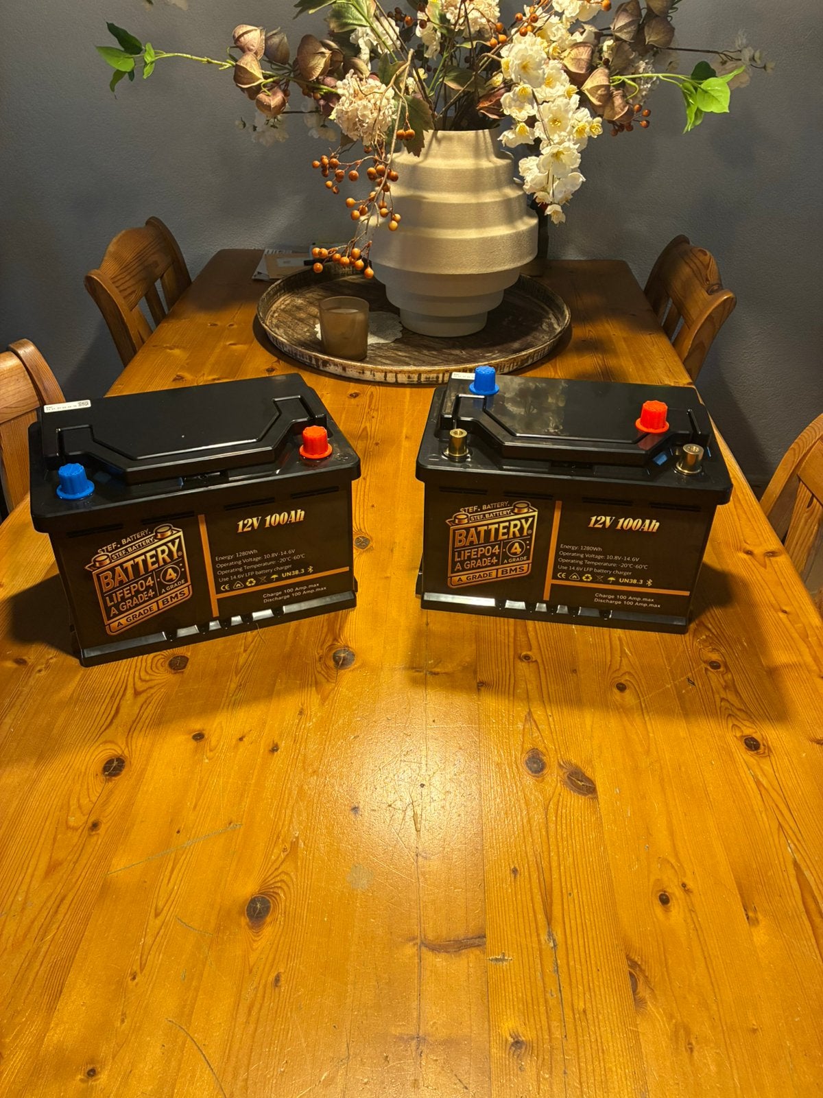 12V 100Ah Smart LiFePO4 accu met Bluetooth, Ophalen of Verzenden, Nieuw