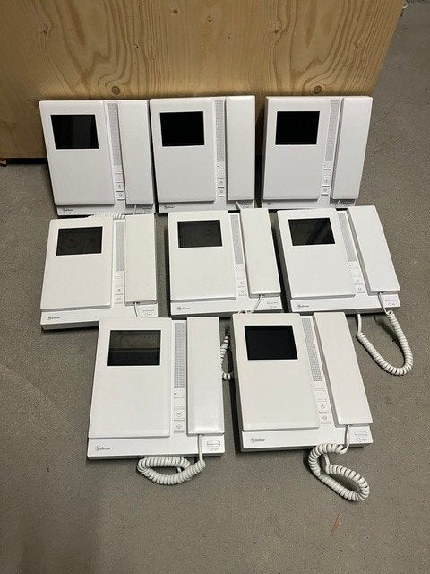 Golmar R-Tekna V2Plus Video Intercom Systeem, 8 stuks., Ophalen of Verzenden, Ingebouwde camera, Gebruikt, Bedraad