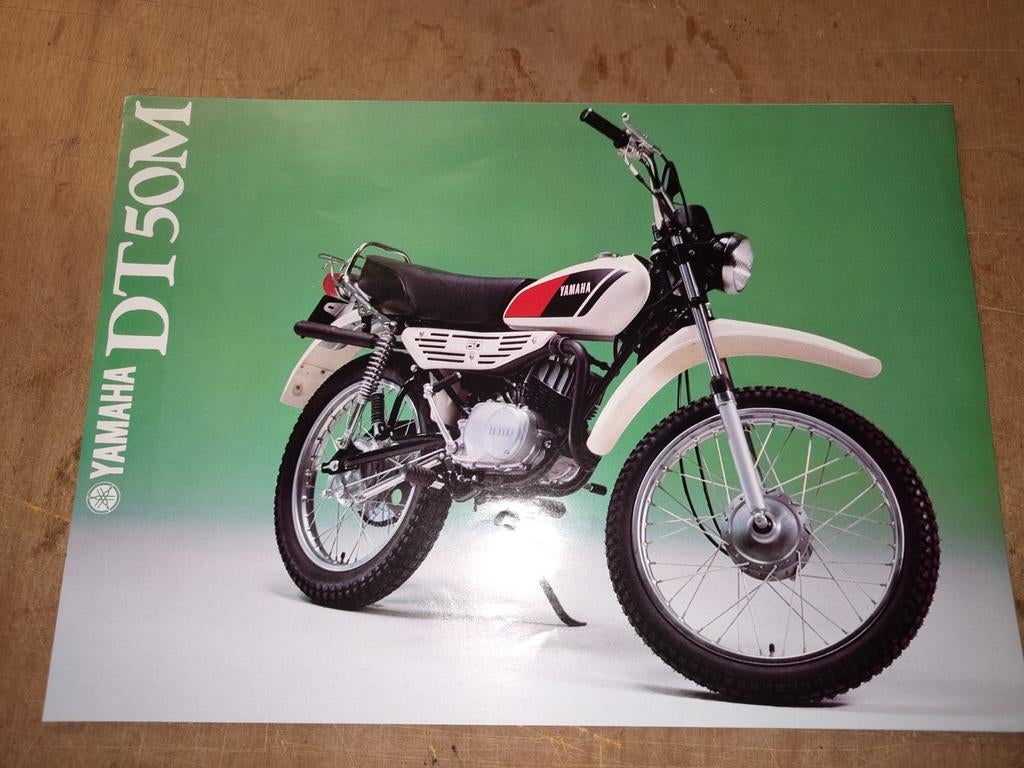 Brochure Yamaha Dt50M, Fietsen en Brommers, Ophalen of Verzenden, Zo goed als nieuw