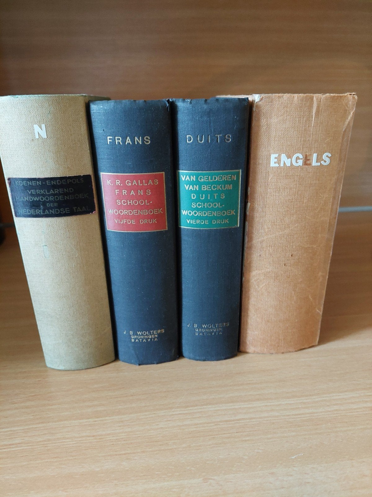 Woordenboeken uit 1939 en 1941 NL, Frans, Duits, Engels, Ophalen of Verzenden