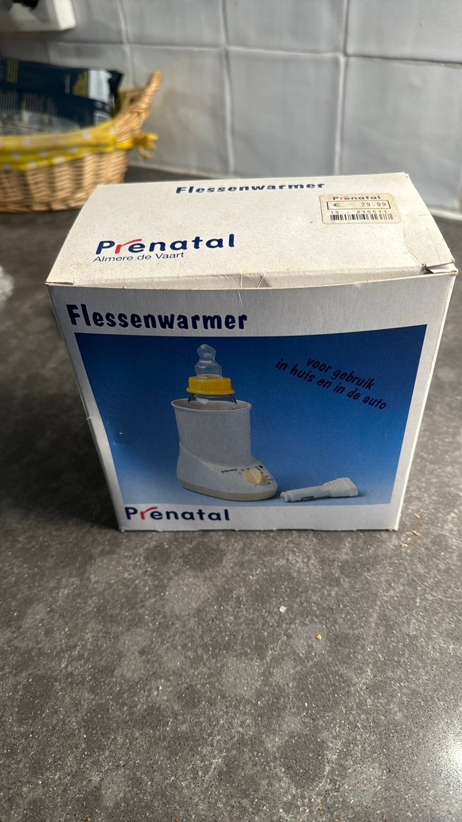 Prénatal Flessenwarmer - Thuis en onderweg, Gebruikt, Ophalen of Verzenden, Draagbaar, Flessen- of potjesverwarmer