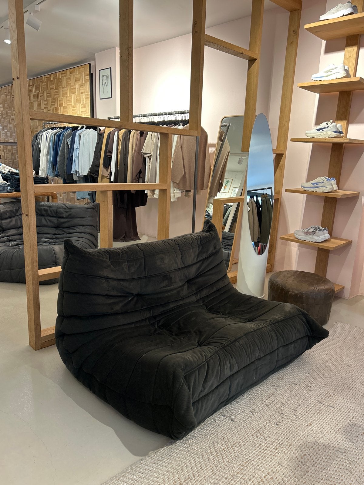 Togo Ligne Roset fauteuil / 2 zits bank design vintage, Ophalen, Gebruikt, Tweepersoons, 75 tot 100 cm