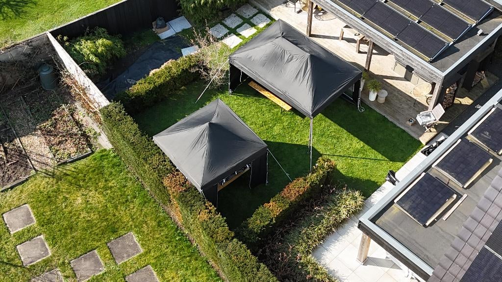 Te Huur Partytent-Zwolle, Ophalen, 5 tot 8 meter