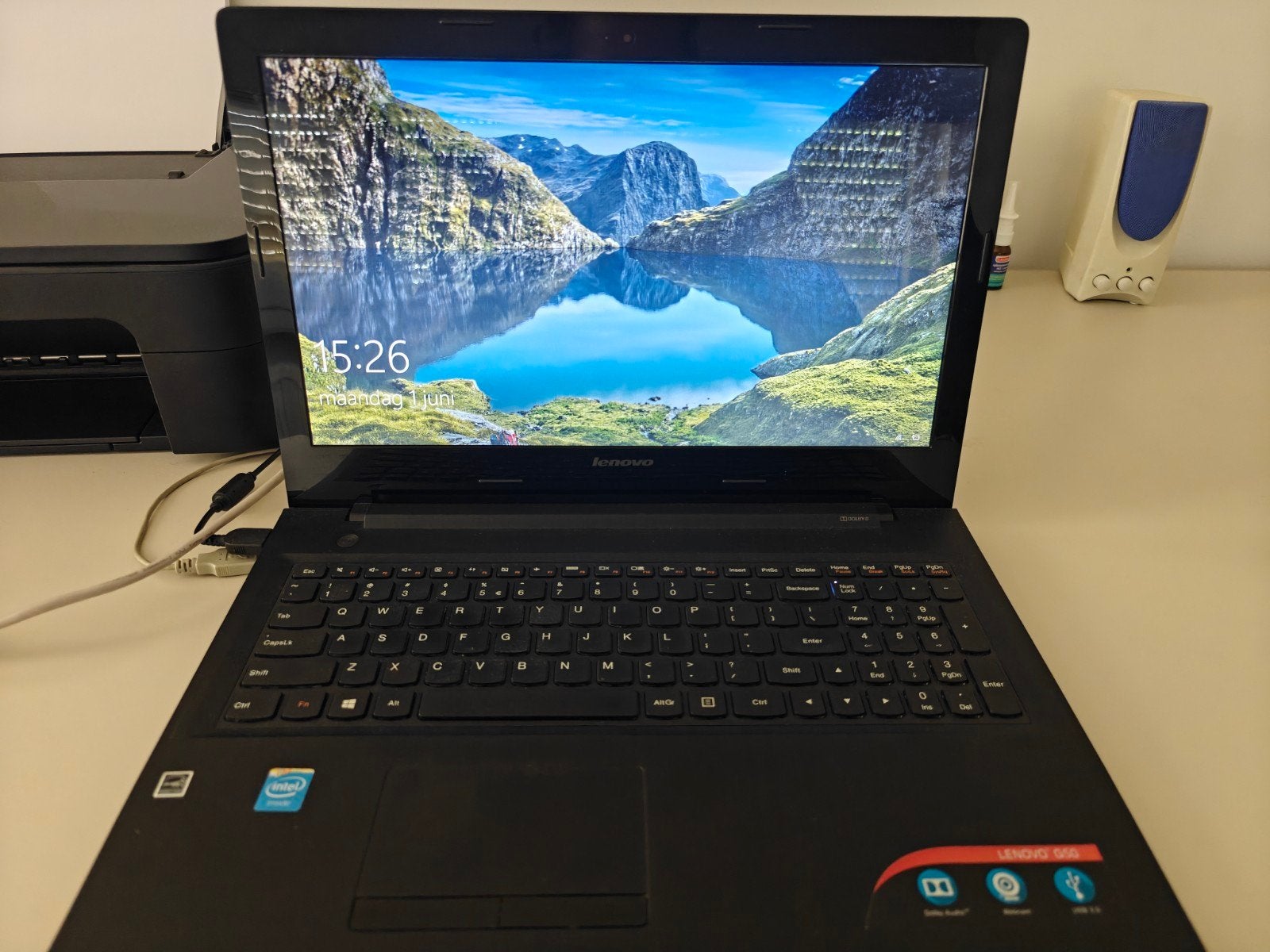 Lenovo G50 Laptop - Intel Inside, Dolby Audio, Computers en Software, Windows Laptops, Gebruikt, HDD, 8 GB, Intel