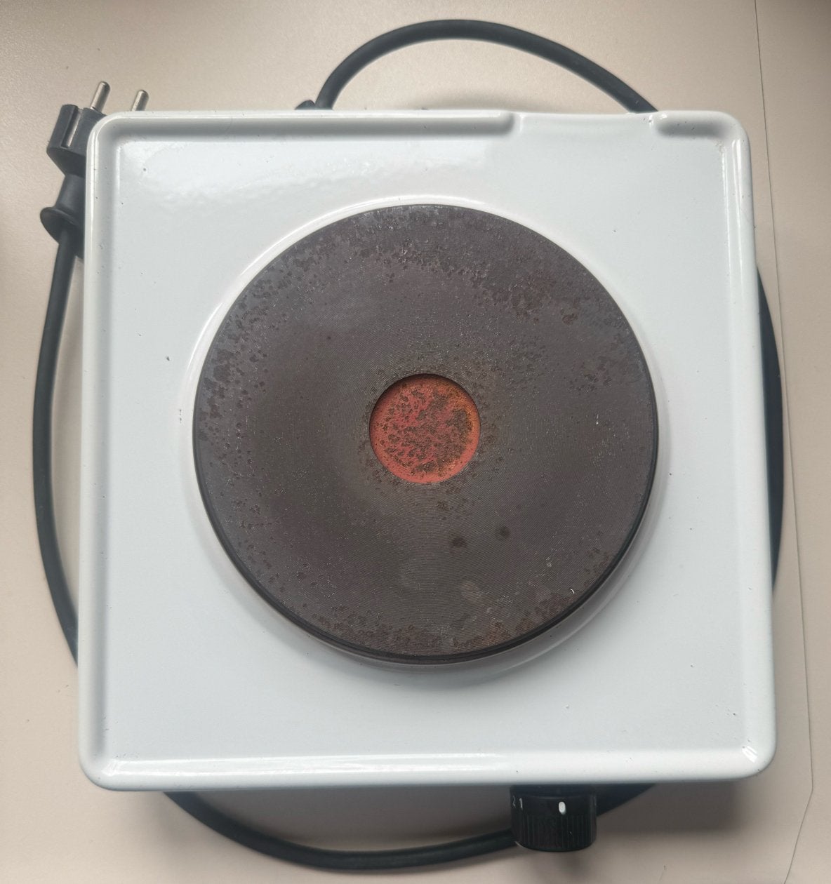Draagbare elektrische kookplaat - Type AK 1580, Witgoed en Apparatuur, Kookplaten, Gebruikt, 3 kookzones of minder, Ophalen of Verzenden
