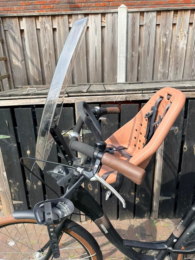 Thule Yepp fietszitje voor (bruin), Fietsen en Brommers, Fietsaccessoires | Fietsstoeltjes, Ophalen, Gebruikt
