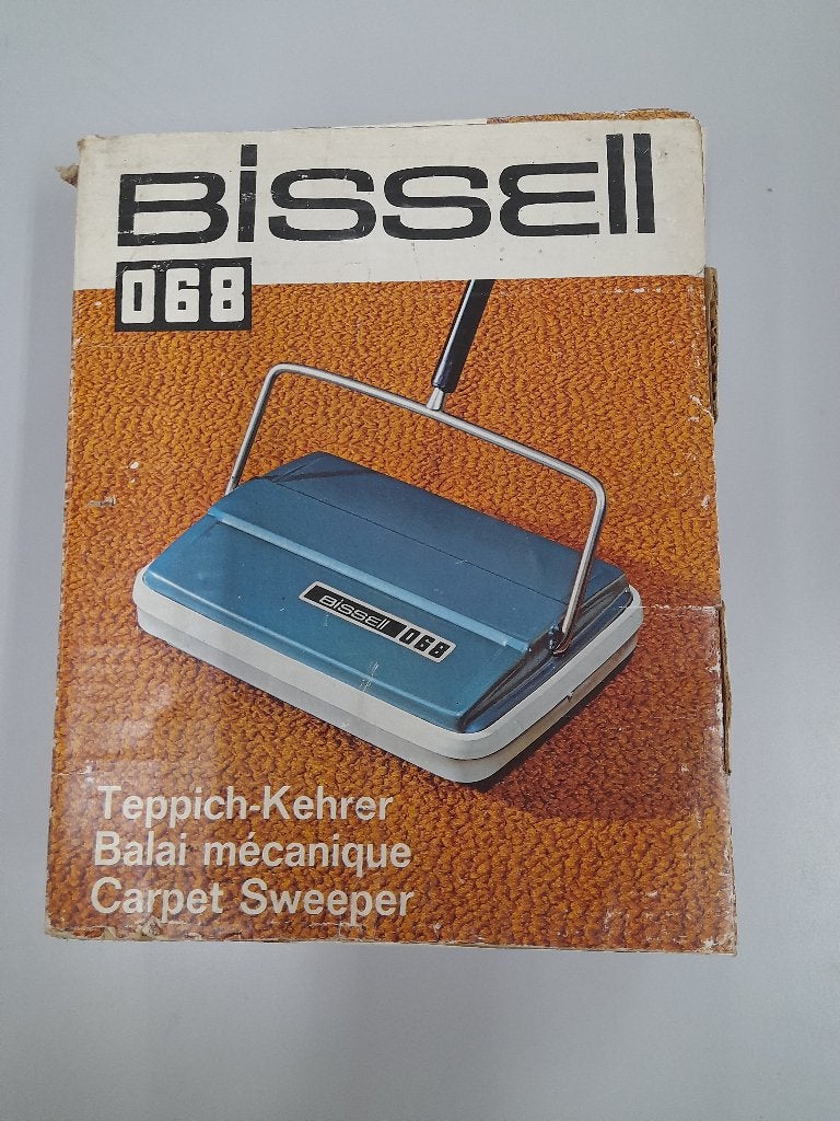 rolveger tapijtveger Bissell NIEUW in doos retro vintage '60, Ophalen
