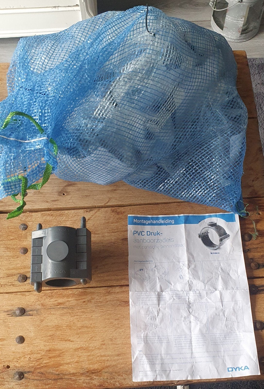 DYKA pvc druk-aanboor zadels 50 (10 stuks), Doe-het-zelf en Verbouw, Ophalen, Pvc, Nieuw, Minder dan 2 meter