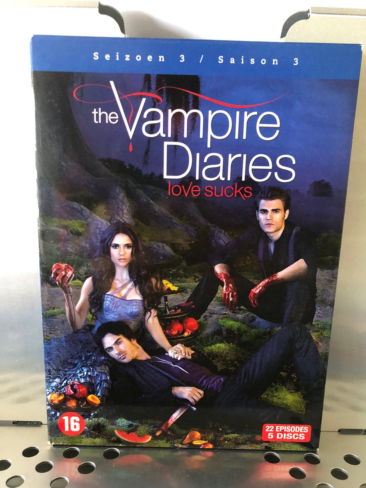 [DVD] the vampire diaries seizoen 3 - nederlands ondertiteld, Alle leeftijden, Ophalen of Verzenden, Zo goed als nieuw, Komedie