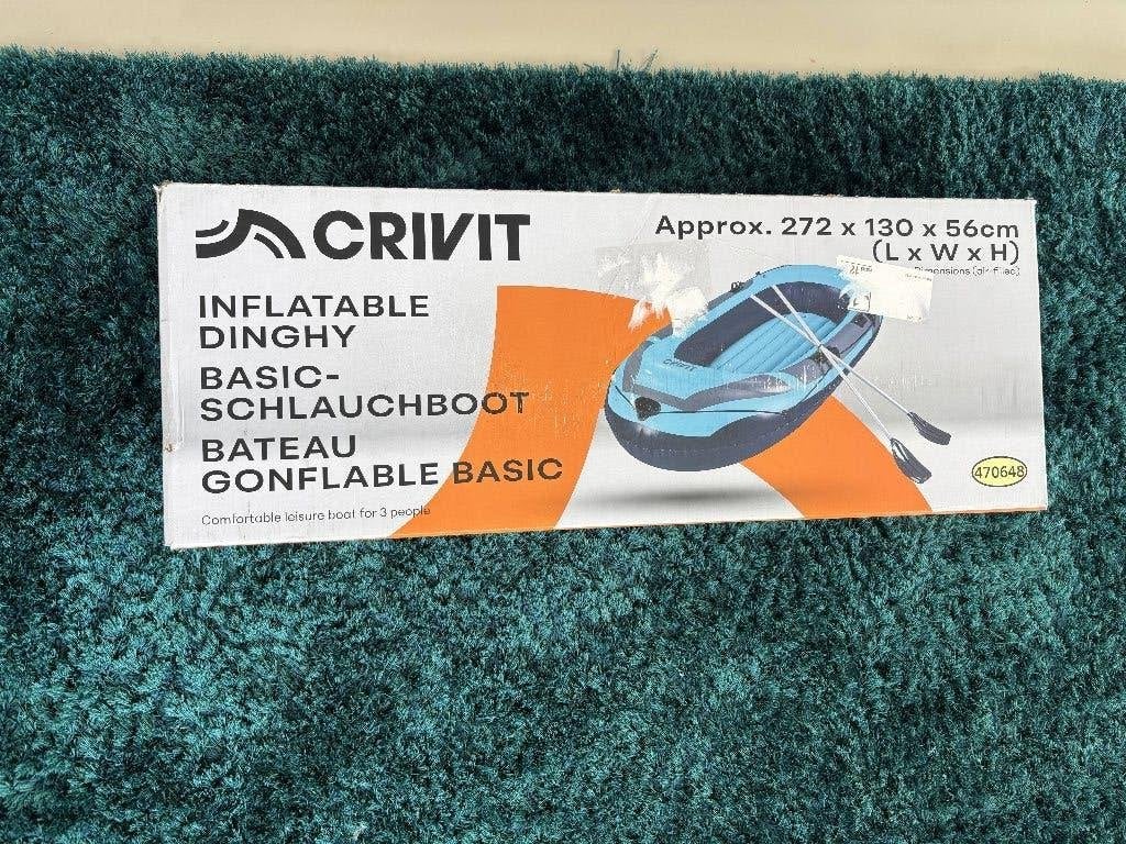 Opblaasboot Crivit | 3 persoons, Ophalen, Opblaasbaar, Drie personen of meer, Overige typen