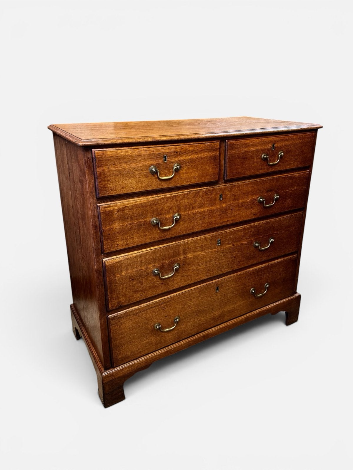 Antieke Engelse Eiken Ladekast, circa 1780, Ophalen