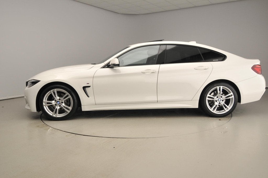 BMW 4 Serie Gran Coupe 418i | M-Sportpakket | LED | Leder |, Automaat, 12 maanden, Gebruikt, Wit