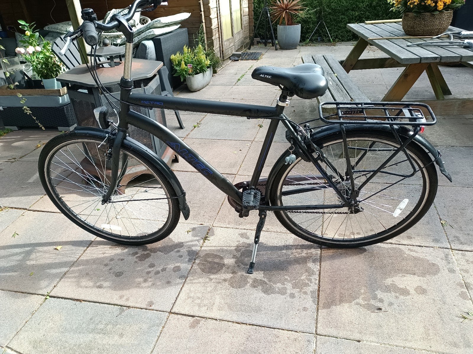 Zo goed als nieuwe herenfiets - framemaat 56 cm, 7 versn., Fietsen en Brommers, Velgrem, Versnellingen, Zo goed als nieuw, 53 tot 57 cm
