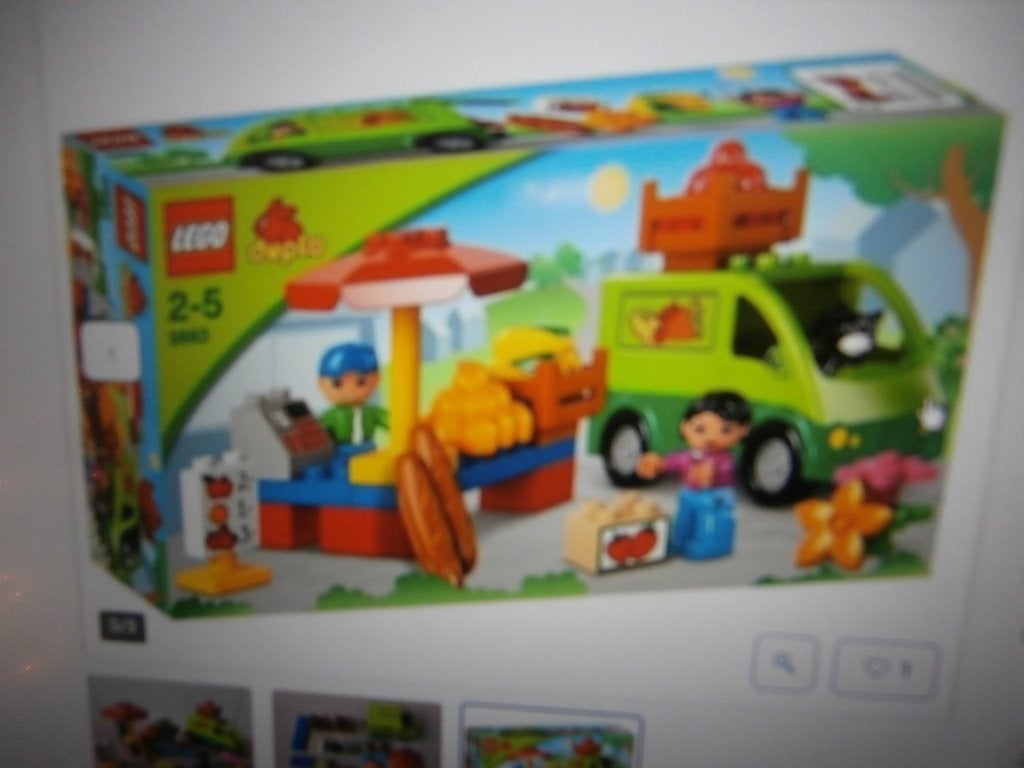 Duplo 5683 Marktplein markt bestelauto poppetje hond lego, Kinderen en Baby's, Speelgoed | Duplo en Lego, City, Ophalen of Verzenden