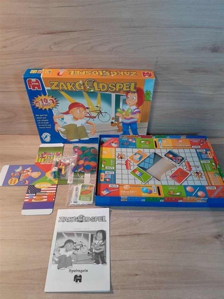zakgeldspel - s6099, Hobby en Vrije tijd, Gezelschapsspellen | Bordspellen, Verzenden, Zo goed als nieuw