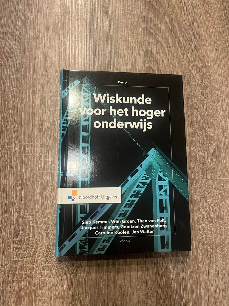 Wiskunde voor het hoger onderwijs, Boeken, Studieboeken en Cursussen, Ophalen of Verzenden, Beta, Zo goed als nieuw, HBO