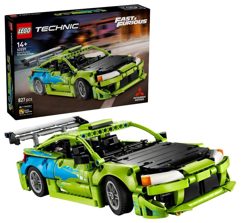 LEGO Technic 42229 Fast and Furious Mitsubischi Eclippse, Lego, Nieuw, Ophalen of Verzenden, Technic